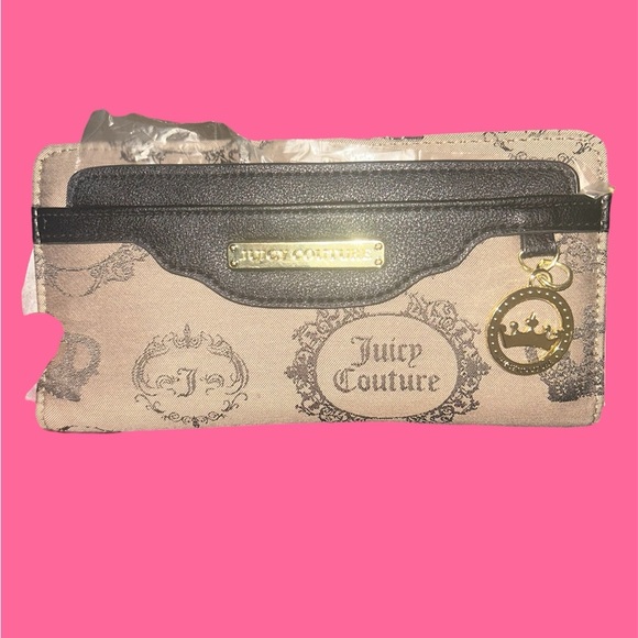 Juicy Couture Tan and Black Wallet with Gold Accents NO OFFERS🥰 - Picture 2 of 9